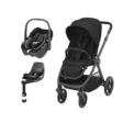 Poussette Duo Oxford Essential Black + Pebble 360 Black + Base FamilyFix 360 Black MAXI COSI