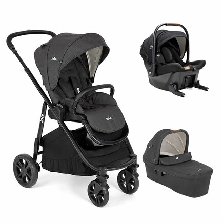 Poussette trio Versatrax Shale + Siège Sprint Eclipse + Nacelle Ramble XL Shale JOIE