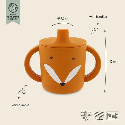 Tasse d'apprentissage en silicone Mr. Fox - Orange TRIXIE - 2