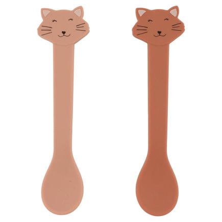 Lot de 2 cuillères silicone Mrs. Cat - Rose TRIXIE