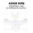 Tablette Click Tray pour chaise haute Alpha+ - Blanc HAUCK - 9