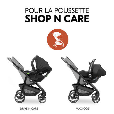 Adaptateurs universels Shop N Care - Noir HAUCK