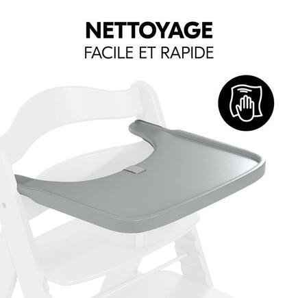 Tablette pour chaise haute Alpha+ - Gris HAUCK - 9