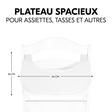 Tablette Click Tray pour chaise haute Alpha+ - Blanc HAUCK - 10