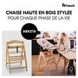 Chaise haute Arketa - Bois HAUCK - 4