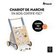 Chariot de marche éducatif Learn to walk - Bois HAUCK - 4