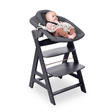 Chaise haute Alpha Newborn Set plus - Gris foncé HAUCK - 17