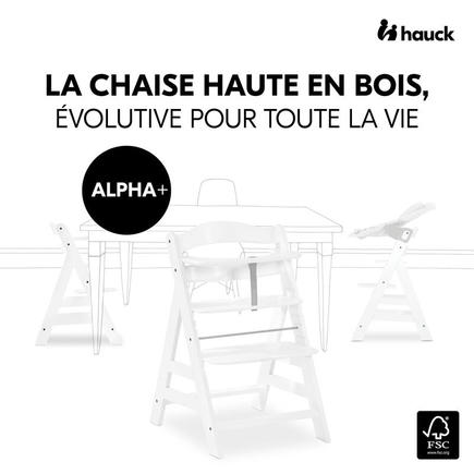 Chaise haute Alpha+ - Blanc HAUCK - 24