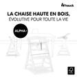 Chaise haute Alpha+ - Blanc HAUCK - 24