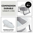 Baignoire compacte Wash N Fold - Blanc/gris HAUCK - 13