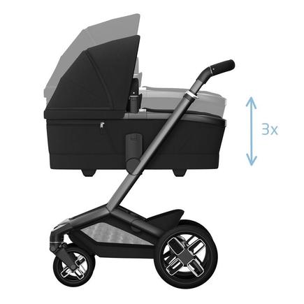 Poussette Fame Twillic Black avec Nacelle MAXI COSI - 4