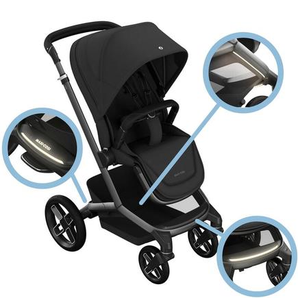 Poussette Fame Twillic Black avec Nacelle MAXI COSI - 14