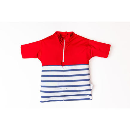 Tee-shirt anti-noyade Rouge taille 4 ans FLOATEE