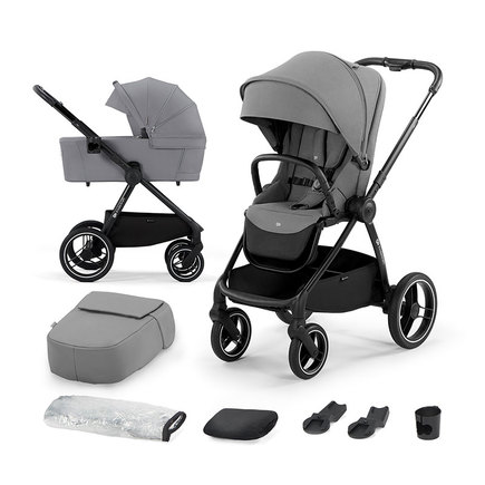 Poussette 2en1 NEA Platinium Grey KINDERKRAFT