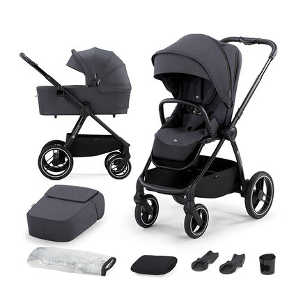 Poussette 2en1 NEA Deep Grey KINDERKRAFT