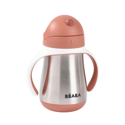 Tasse paille inox 250mL - Terracotta BEABA - 4