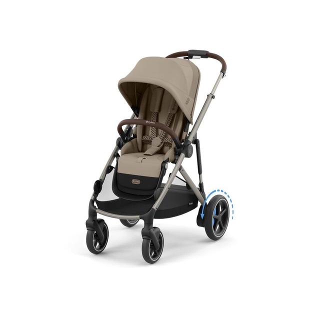 Poussette eGazelle S TPE Almond Beige CYBEX