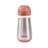 Gourde inox 350mL + anse - Terracotta