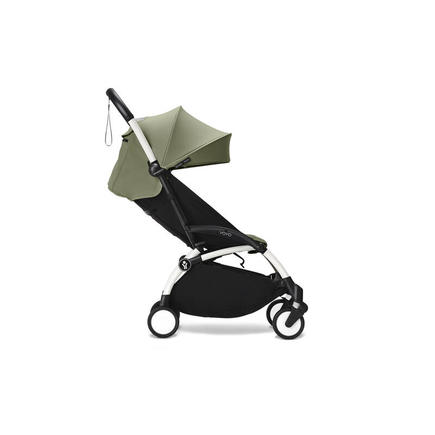 Poussette YOYO 3 Pack 0+ et 6+ Olive / Cadre Blanc STOKKE - 6