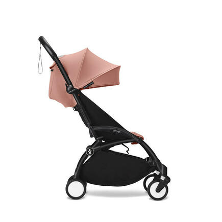 Poussette YOYO 3 Pack 6+ Ginger / Cadre Noir STOKKE