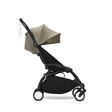 Poussette YOYO3 Pack 6+ Taupe / Cadre Noir STOKKE