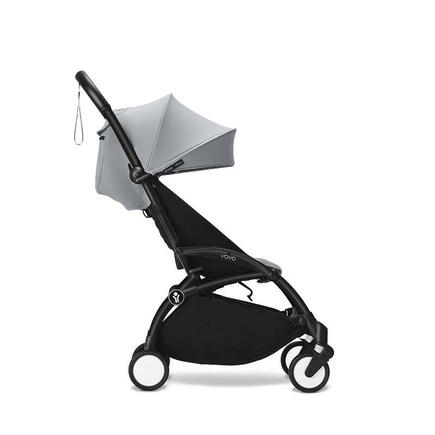 Poussette YOYO3 Pack 6+ Stone / Cadre Noir STOKKE