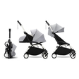 Poussette YOYO 3 Pack 0+ et 6+ Stone / Cadre Blanc STOKKE