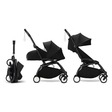 Poussette YOYO 3 Pack 0+ et 6+ Noir / Cadre Noir STOKKE