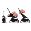 Poussette YOYO 3 Pack 0+ et 6+ Ginger / Cadre Noir STOKKE