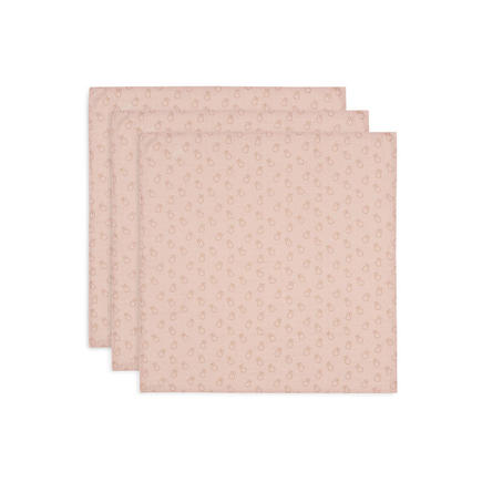 Lot de 3 langes en gaze de coton small 70x70cm Miffy - Wild rose JOLLEIN