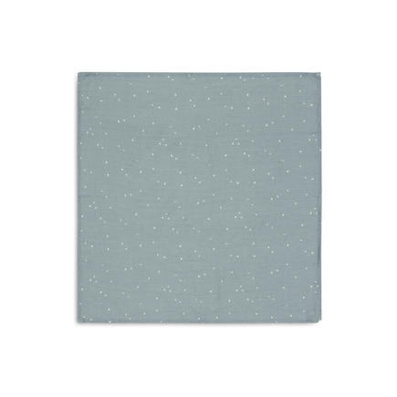 Lot de 3 langes en gaze de coton small 70x70cm Twinkling - Sea green JOLLEIN - 4