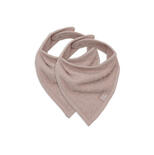 Lot de 2 bavoirs bandana éponge Basics - Wild rose