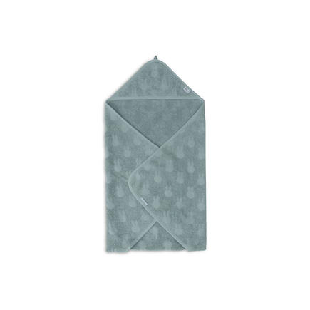 Cape de bain éponge jacquard 75x75 Miffy peekaboo - Sea green JOLLEIN