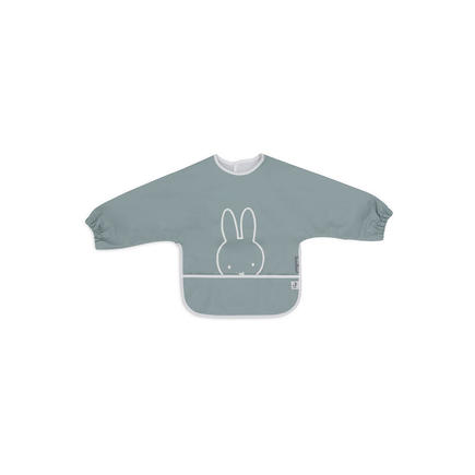 Bavoir à manches imperméable Miffy pikaboo - Sea green JOLLEIN