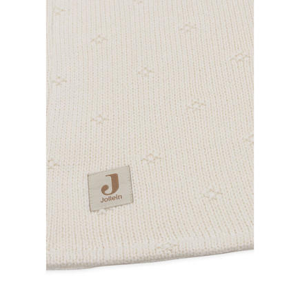 Couverture velvet Cosy knit - Ivory JOLLEIN - 2