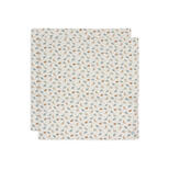 Lot de 2 langes en gaze de coton larges 115x115cm Roarsome - Multicolor