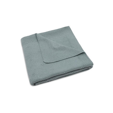 Couverture berceau Cosy knit - Sea green JOLLEIN - 4