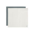 Lot de 2 langes en gaze de coton larges 115x115cm Twinkling - Sea green JOLLEIN