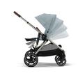 Poussette GAZELLE S Taupe Stormy Blue CYBEX - 4