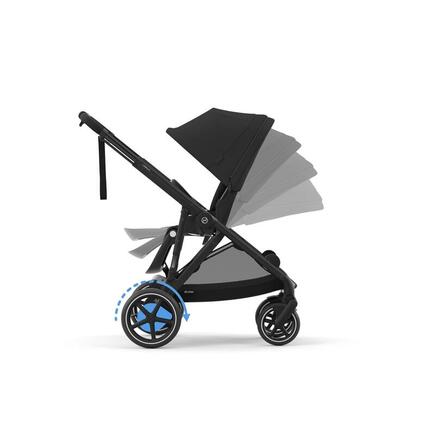 Poussette eGazelle S BLK Moon Black CYBEX - 6