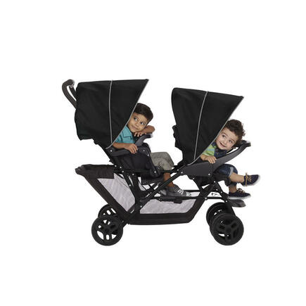 Poussette Double Stadium Duo Noir et Gris GRACO - 4