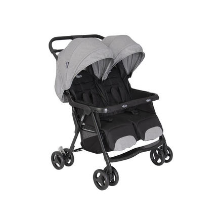 Poussette double DuoRider Stepple Gray GRACO