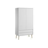 Armoire 2 portes BOSQUE Blanc