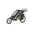 Poussette Remorque-Vélo Chariot Cross 2 Double Khaki THULE - 6