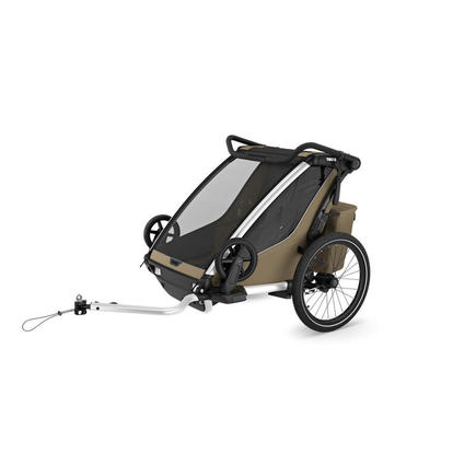 Poussette Remorque-Vélo Chariot Cross 2 Double Khaki THULE