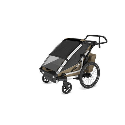 Poussette Remorque-Vélo Chariot Cross 2 Double Khaki THULE - 11