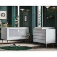 Chambre DUO Lit 60x120 Commode BOSQUE Blanc VOX