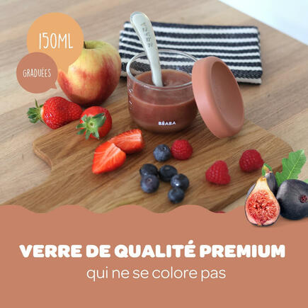 Coffret 6 portions verre Sunrise Color 150 ml BEABA - 5