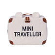 Valise enfant Mini Traveller Teddy Ecru CHILDHOME