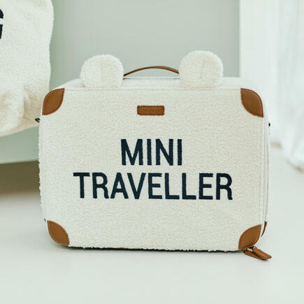 Valise enfant Mini Traveller Teddy Ecru CHILDHOME - 10